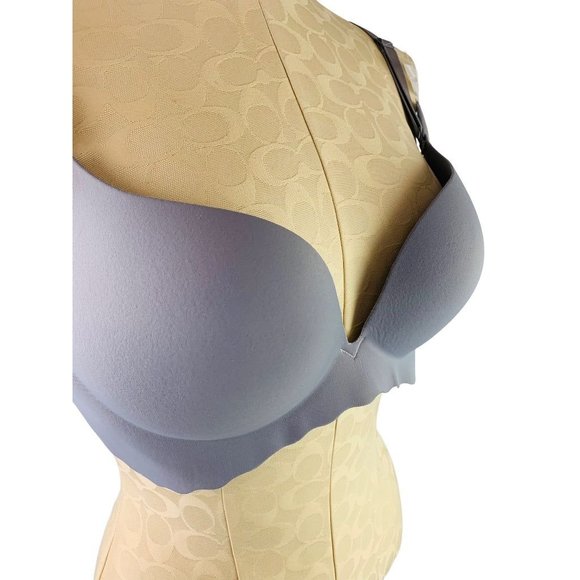 38B Unbranded Purple Wirefree Padded Bra with Extender New - Picture 7 of 12